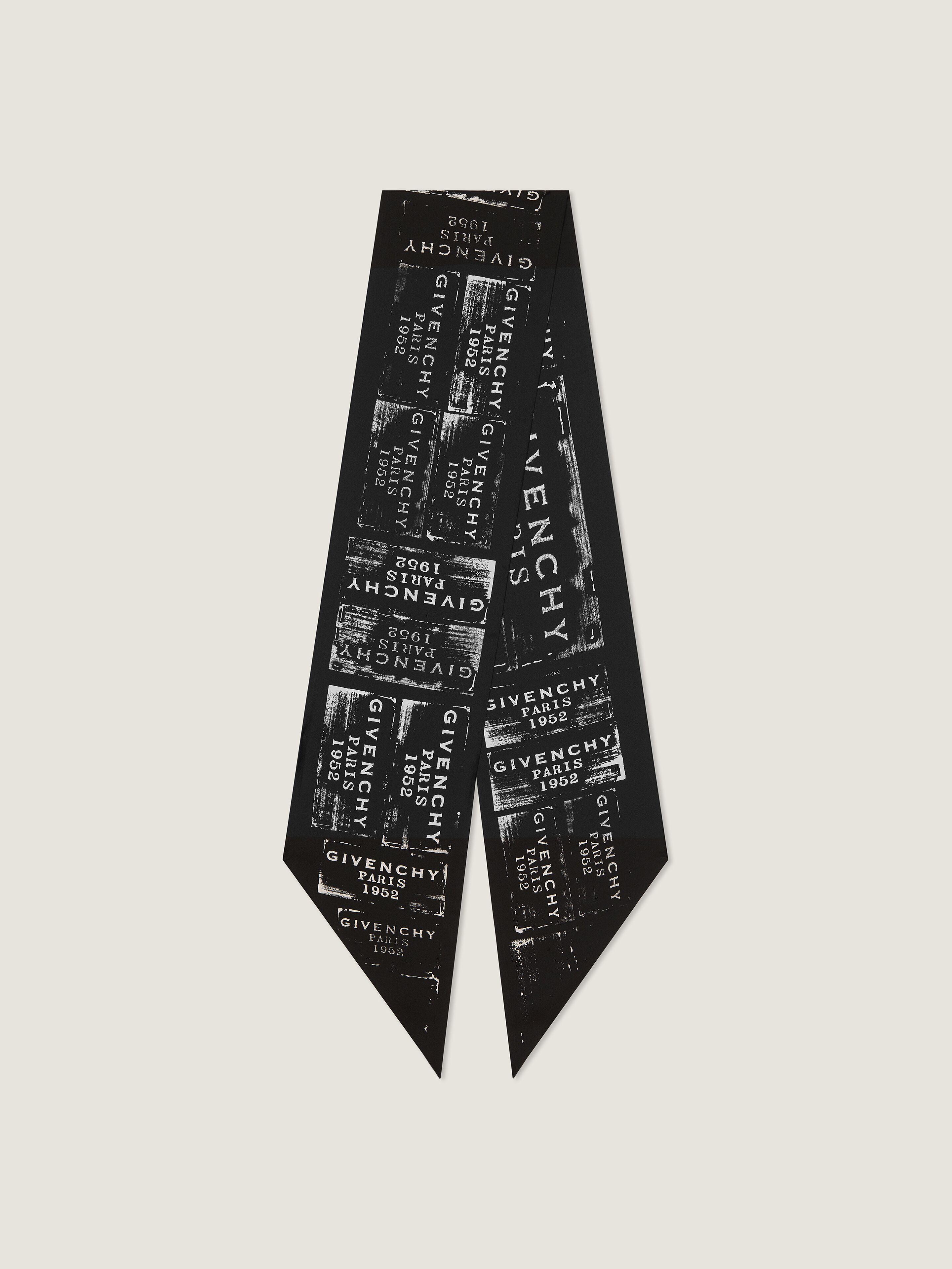 GIVENCHY Stamp maxi bandeau in silk